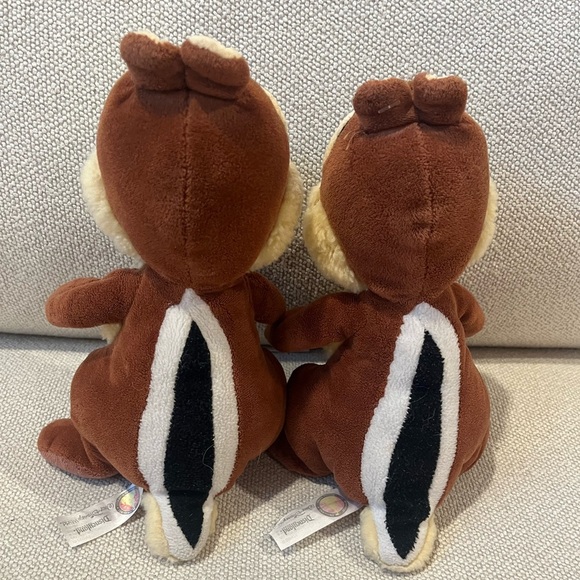 Disney Parks Chip and Dale Chipmunk Best Friends 9" Plush Animal Figure Set Of 2 - Picture 6 of 6